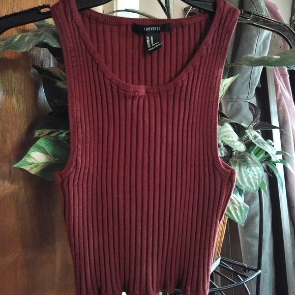 Was💲7! 🎉5/$20Forever 21 ribbed crop top - Picture 6 of 9